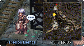 Rebel guarding entrance to Rudus